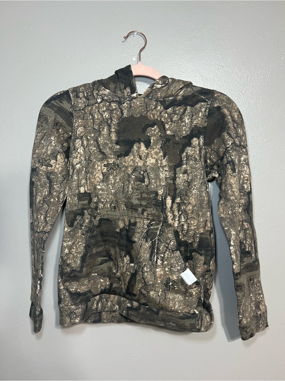 Magellan Outdoors RealTree Timber Youth Camouflage Fleece Hoodie Sz: M